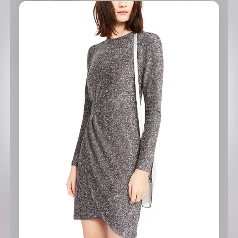 Michael Michael Kors Lurex Wrap Skirt Dress size medium